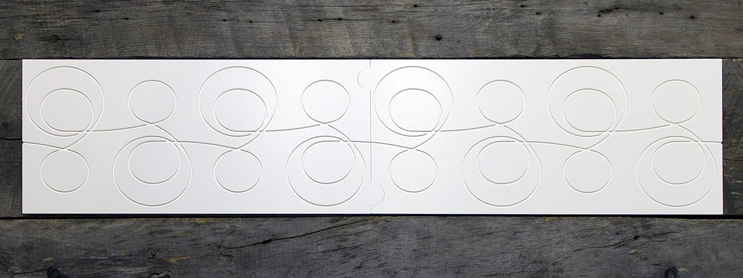 Groovy Patterns Running in Circles - Long Arm Board Sewing Patterns - Quilting Templates Sewing Supplies