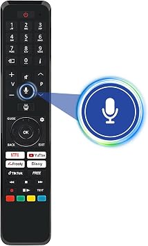 Replacement RC45165T TV Remote Control Applicable For Bush TiVo Freely TV
