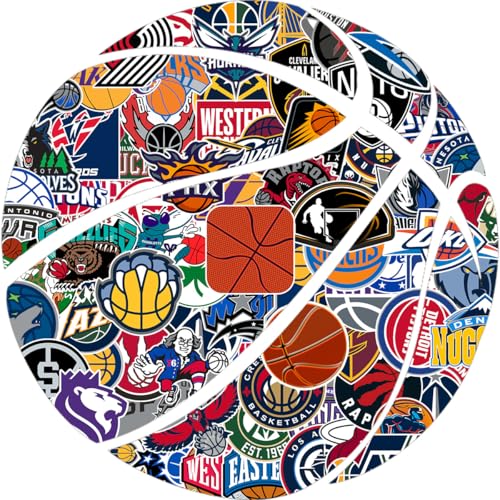 Aurange 100 pcs Basketball Stickers Sports Stickers Ball Game Decals Waterproof Vinyl Decals.