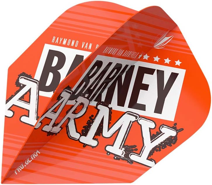 Target Darts Barney Army PRO.Ultra Orange Flight Bagged 2019
