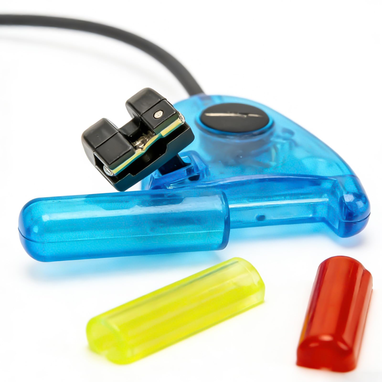 GBKDQQ Lot de 4 swingers pour la pêche à la carpe, 4 couleurs avec LED/raccord rapide/2 niveaux, indicateur de touche pour accessoires de pêche, élasticité réglable pour la pêche de nuit et la pêche à