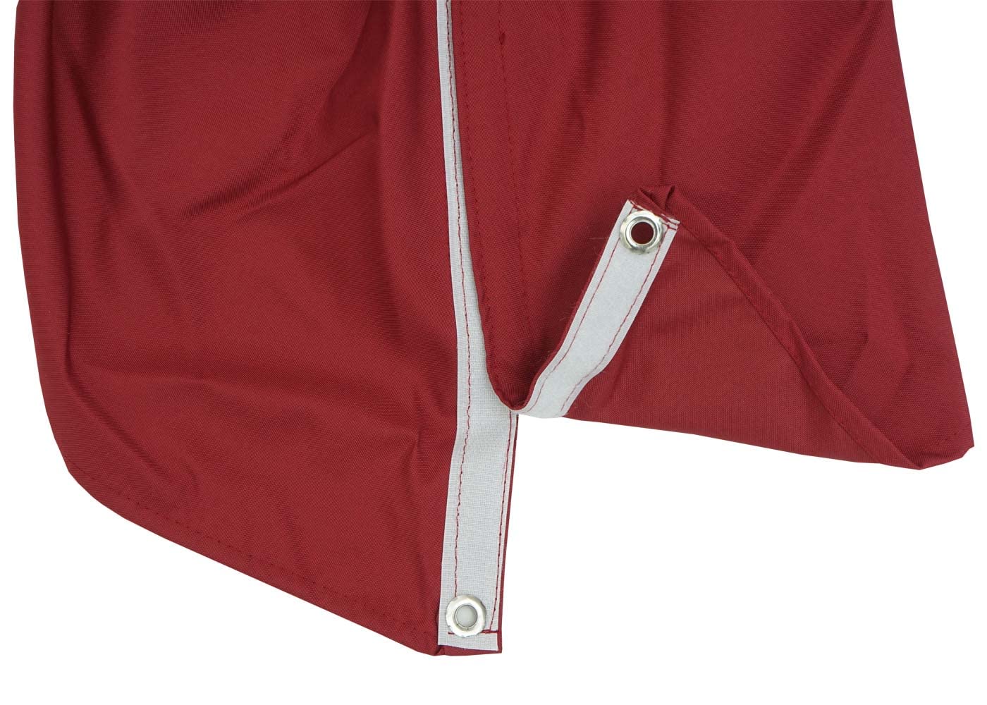Mendler Toile de Parasol HWC-A96 8 Baleines Ø3,5m 220g/m² Polyester Bordeaux