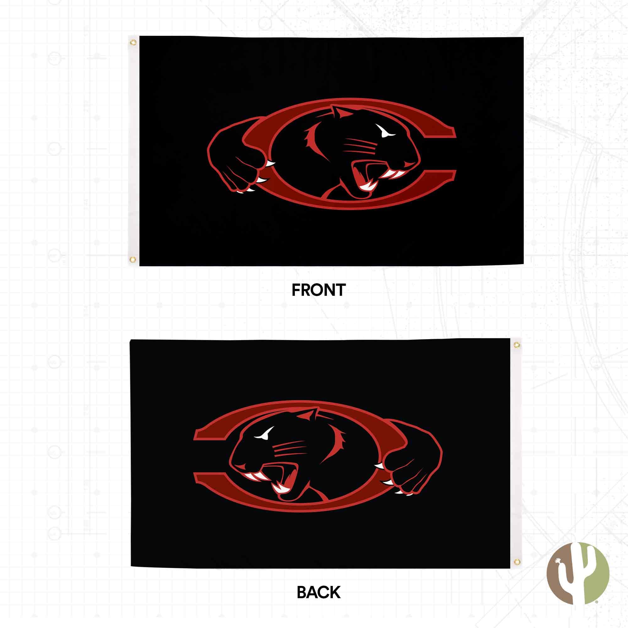 University Of Findlay NCAA Desert Cactus Flag – 3x5 Feet Outdoor Polyester Banner With Grommets