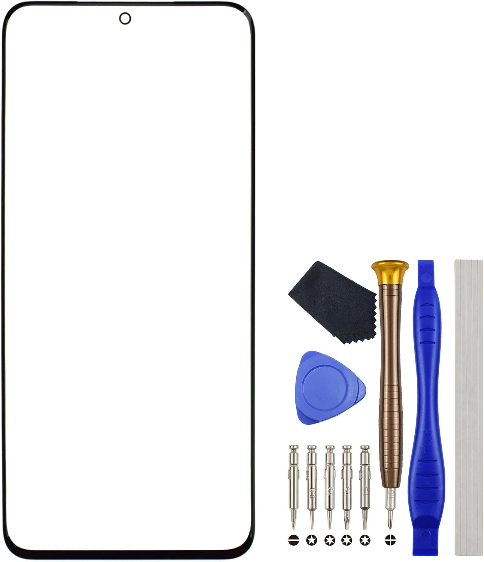 6.7" External Screen Glass Replacement for Samsung Galaxy S20+ 5G SM-G986 SM-G986F SM-G986F/DS SM-G986U SM-G986U1 SM-G9860 SM-G986B SM-G986N SM-G986W Black