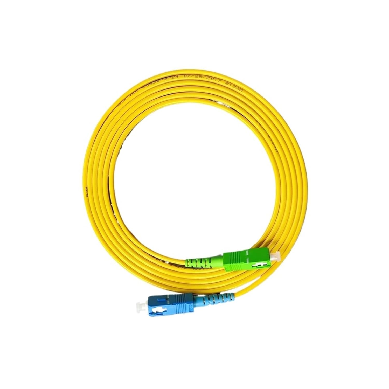 SC APC SC UPC Fiber Optic Cable Patch Cord Extension Cord FTTH(15 Meters)