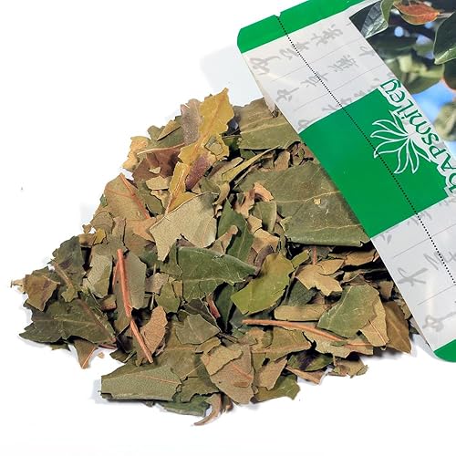 Miniatura 2 de Hapsmiley Té orgánico de hoja de caqui (Shi zi ye)  Té de hierbas de hoja de kaki japonés, 60 g (2 oz)