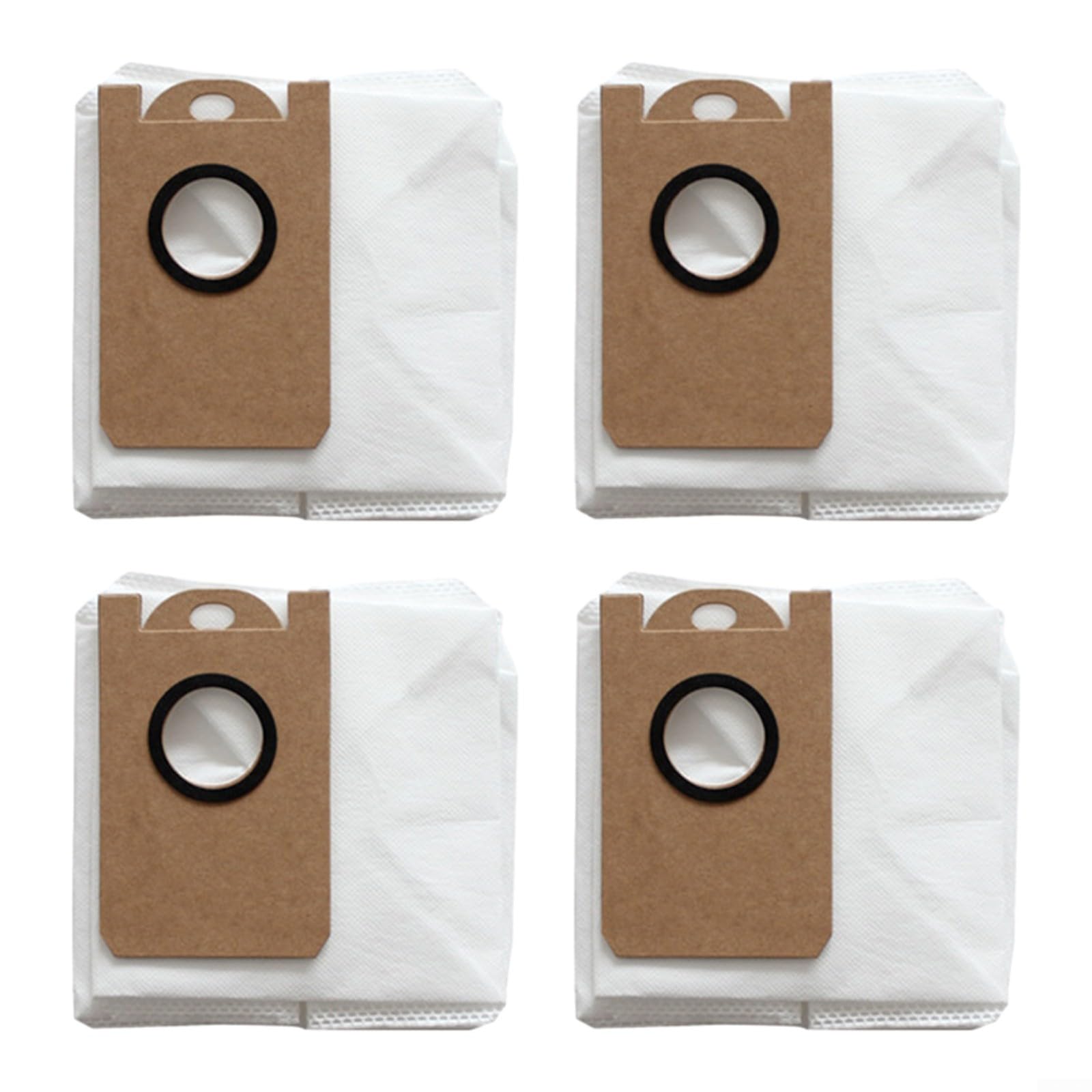 URPIZY Bolsas de polvo de repuesto, bolsa de polvo para Cecotec para Conga 7490 para Eternal Genesis, para X-Treme, para aspiradoras robot Genesis, accesorios de aspiradora (4 piezas)