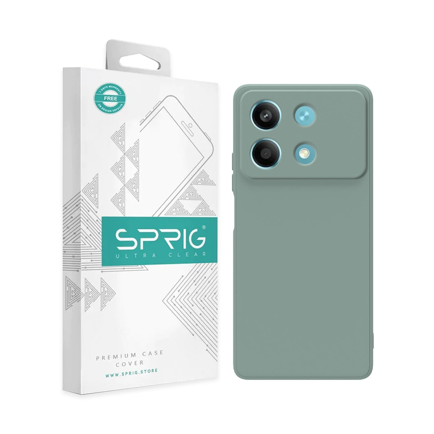 SPRIG Compatible with Poco X6 Neo 5G Clear Premium Back Cover Drop Tested Shock Proof Mobile Case for Men,Women,Boys and Girls with Camera Protection (Light Green) (B0DFGXR4RZ) Amazon Price History, Amazon Price Tracker