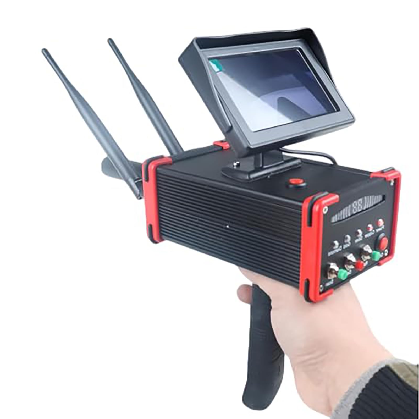 Détecteur de métaux avec écran LED, profondeur de 16 m et portée de 99 m pour la chasse au trésor