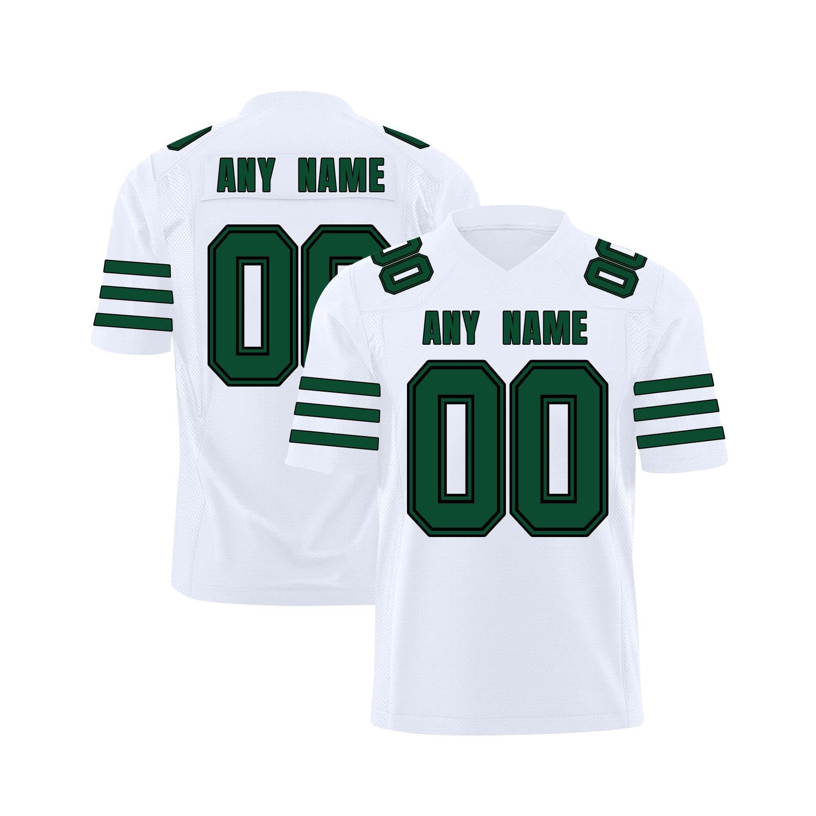 Tee Shirt Personnalisable de Football Américain Personnalisables, Imprimés avec des Noms et des Numéros, Spécialement Conçus pour Les équipes, Les Tournois et Les Supporters.