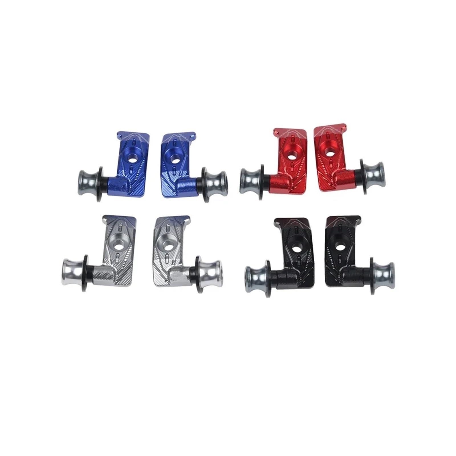Tendicatena Distribuzione Misura Per Yamaha Misura Per MT-07 FZ07 FZ-07 FZ MT 07 2014-2024 MT07 Asse Catena Regolatore Cursore Swingar Spool montaggio Tendicatena a camme(Black)