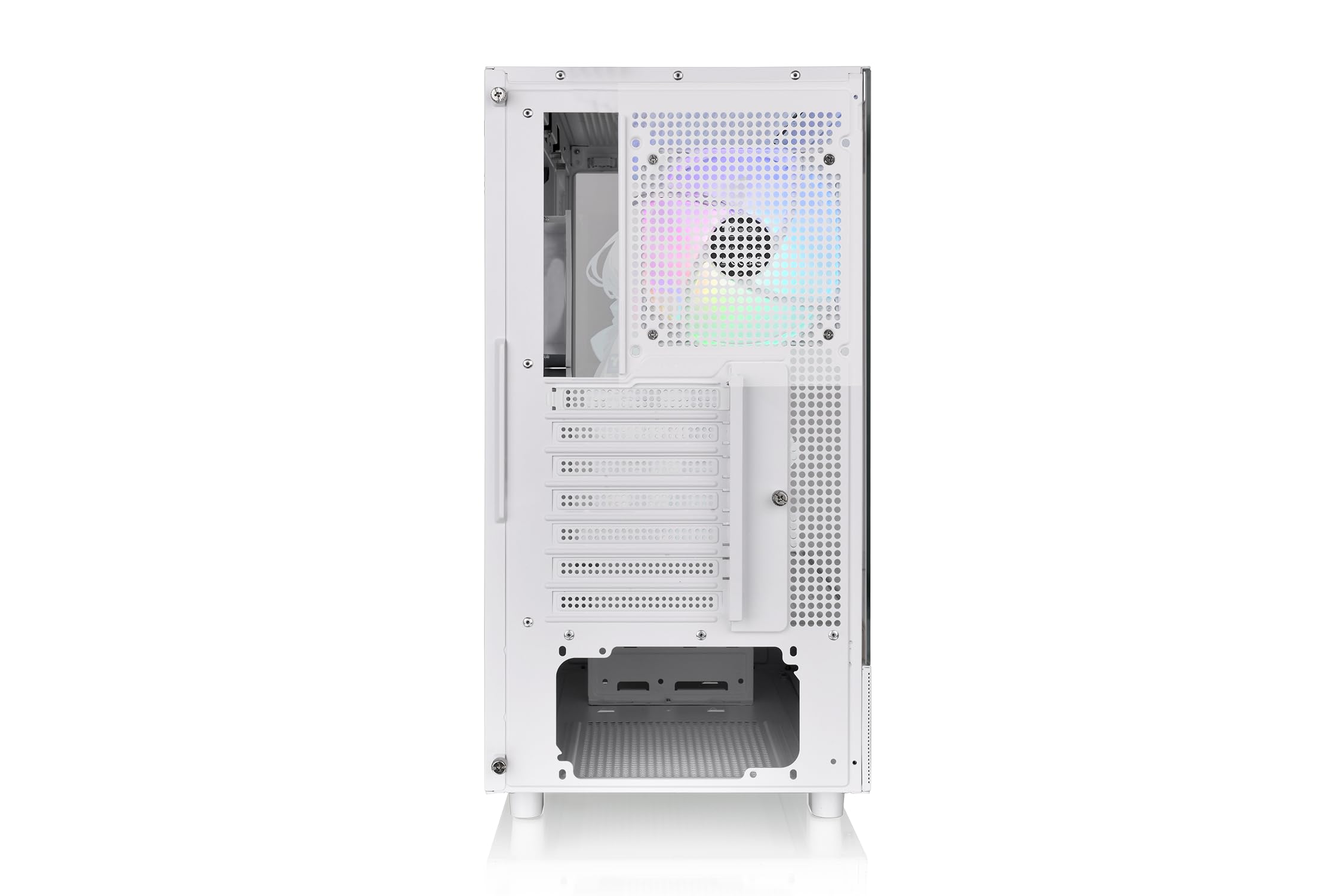 Thermaltake View 270 SP Edition Snow | Mid Tower PC-Gehäuse | Tempered Glass Panorama | Manga Frontdesign | 360 mm Radiator Support | GPU bis 420 mm | Mainboard Support bis E ATX