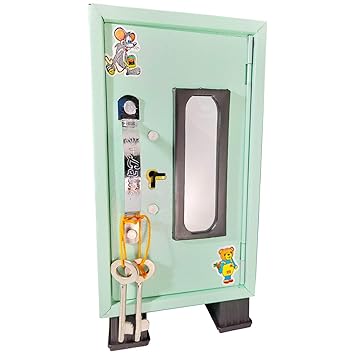 MySale Cute Almirah Style Coin Box Piggy Bank Money Saving ATM for Kids Home Decor Showpiece (Assorted Color)