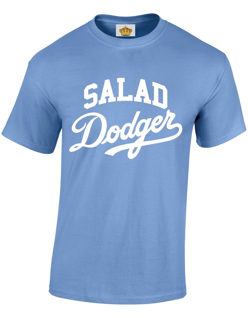 Crown Designs Salad Dodger Funny Cool for Men & Teenagers T-Shirts Tops - Carolina Blue/XX-Large