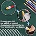 GA&EN Self Adhesive Pickup Pencil for Rhinestones and Diamond Painting, 10 PCS Long Rhinestone Picker Tool Kit for Nail Art, Nail Dotting Tools for Manicure, Jewel Applicator Gem Picker Pen Tool