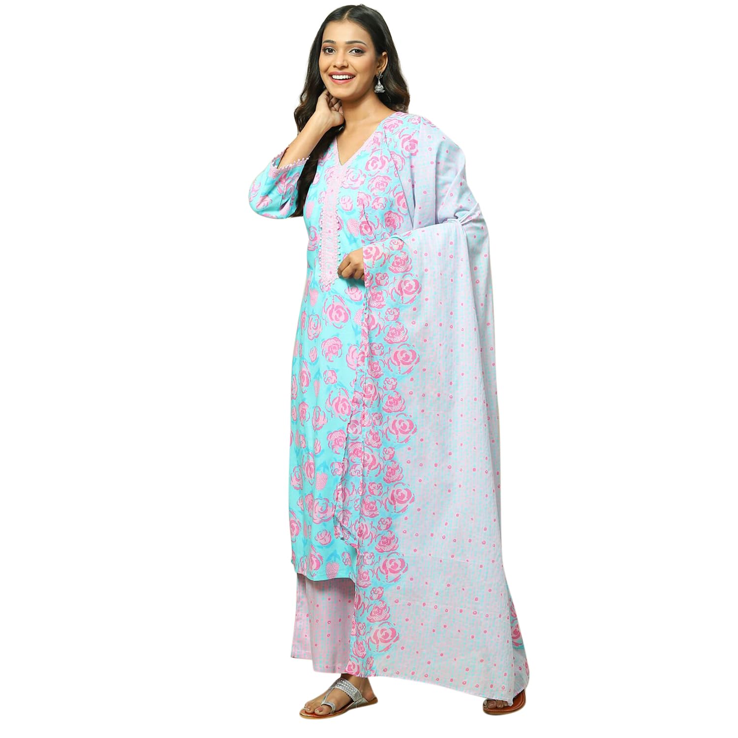 Rayon Women Viscose Printed Suit Set