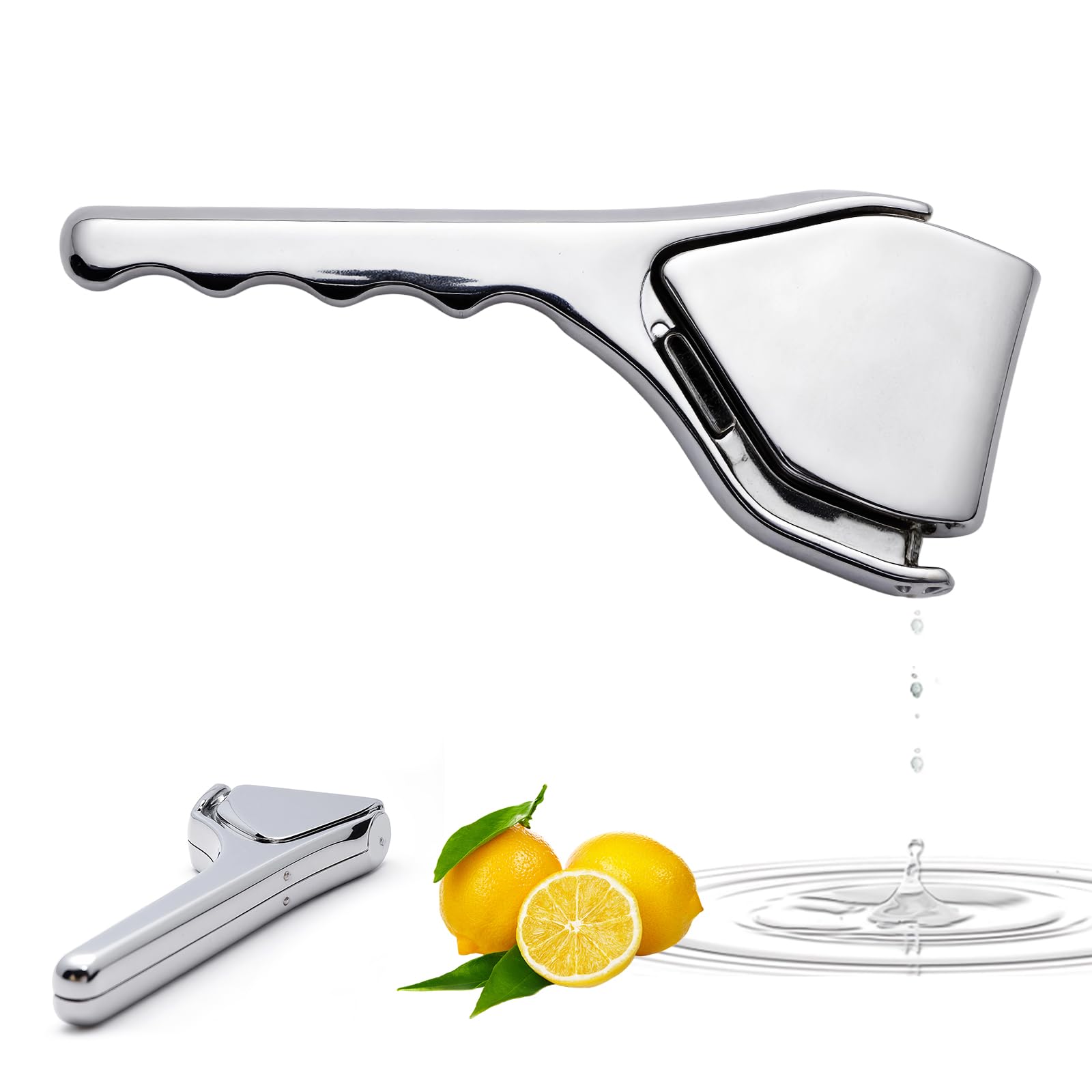 Spremiagrumi - Spremi Limone Premium in Metallo Inossidabile di Alta Qualità, Lavabile in Lavastoviglie, per Limoni e Lime, Lemon Squeezer