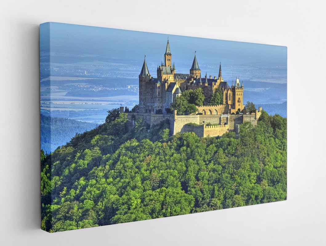 bpaMountain Top Castle Canvas For Home And Office Décor (30x40)