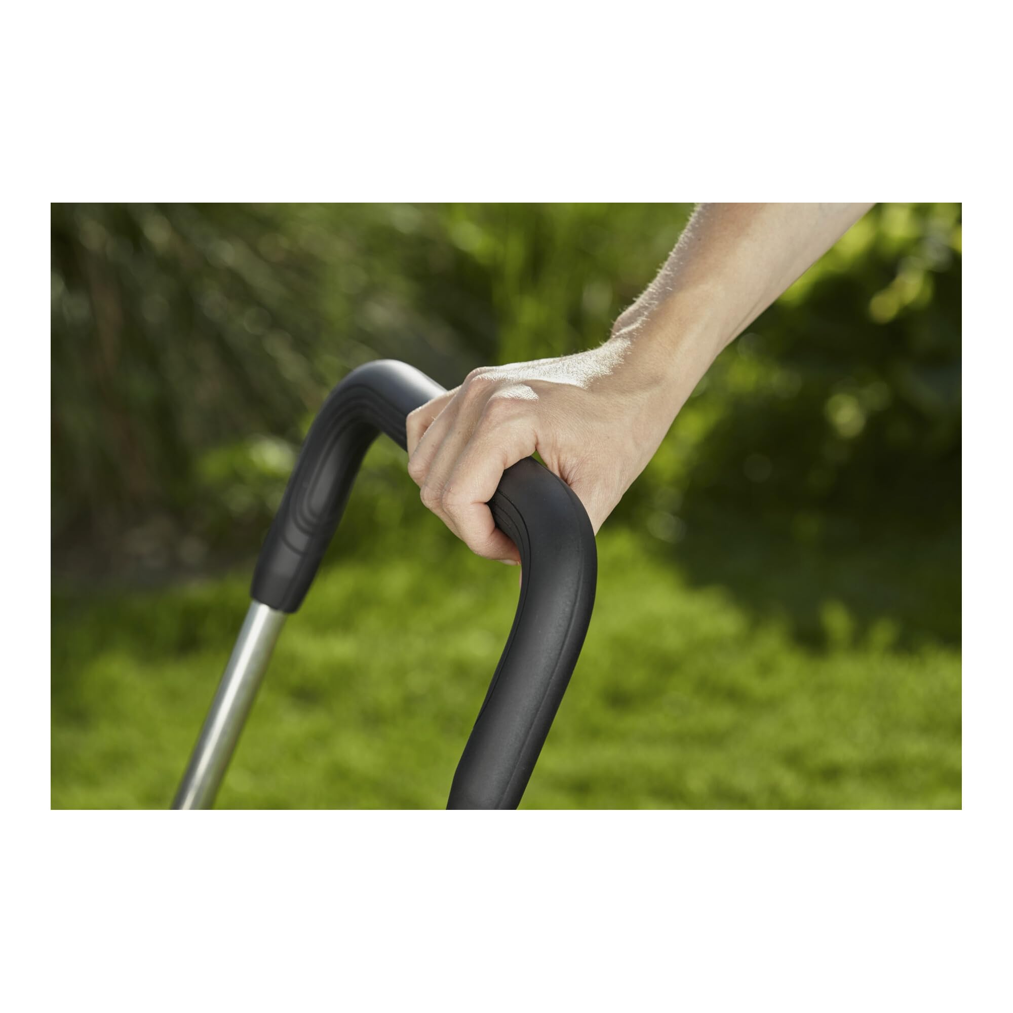 CleverRoll M Easy Set: Carrello per tubo flessibile con capacità fino a 20 m, particolarmente stabile, con comoda guida per tubo flessibile in un robusto telaio metallico, dispositivo antigoccia (18