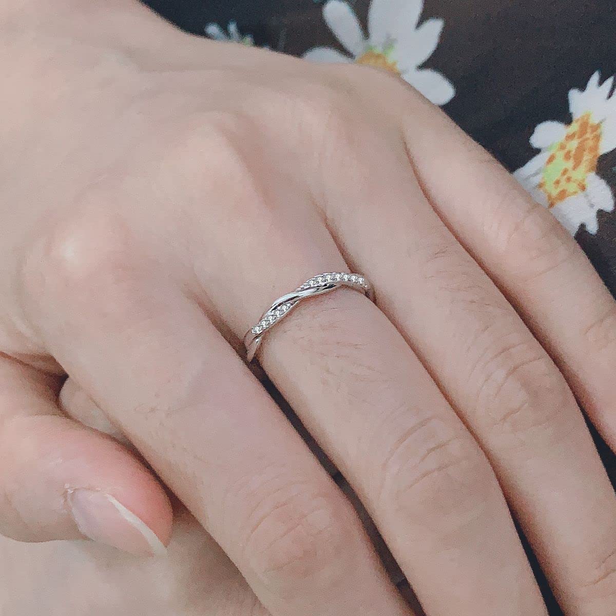 Amazon.com: Xiaomei Twist Ring for Women Fashion 925 Sterling