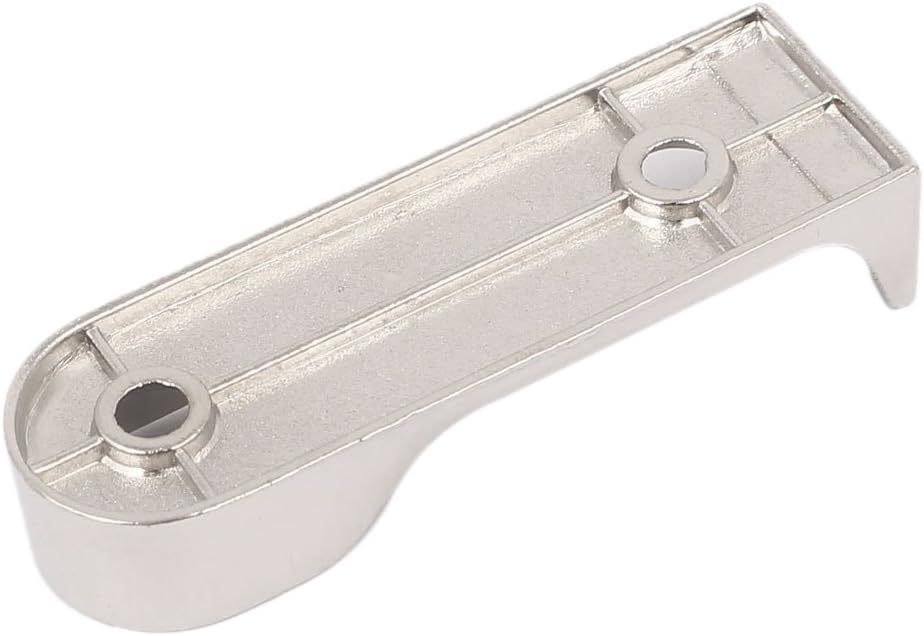 Closet Rod Bracket，Closet Pole Socket, Closet Clothes Hanging 63mmx20mmx14mm Rod Flange Holder Support Bracket Silver Tone 4pcs.