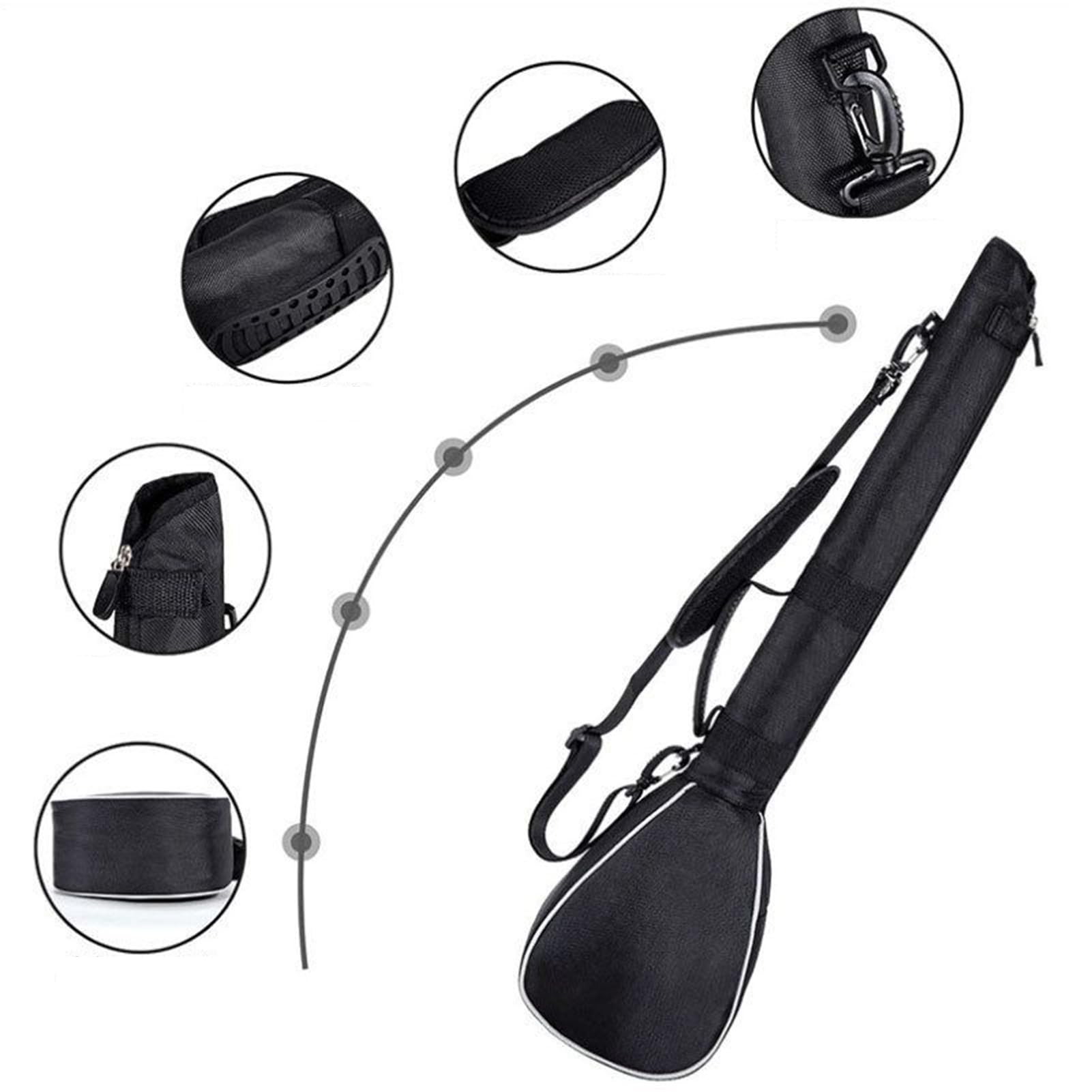 Bolsa De Golf Ligera,Estuche Almacenamiento Portapalos | Organizador Accesorios Deportivos Plegable para Practica Entrenamiento
