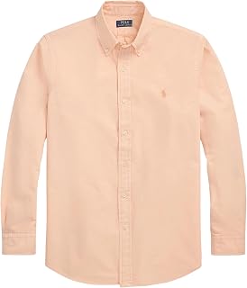 Polo Ralph Lauren 남성용 클래식 핏 옥스포드 긴소매 버튼 다운 셔츠