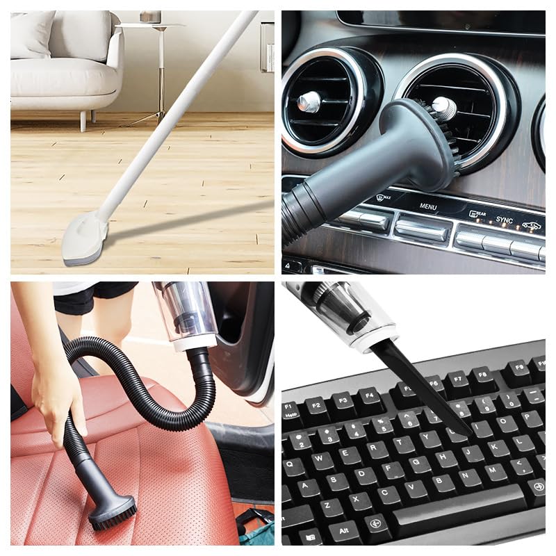 Image of Vasukie Multifunction Vacuum Cleaner with Brushless Motor Strong Suction 18Kpa Handheld Vacuum Cleaner, for Home Use, Dry Vacuuming Portable Mini Car Vacuum Cleaner