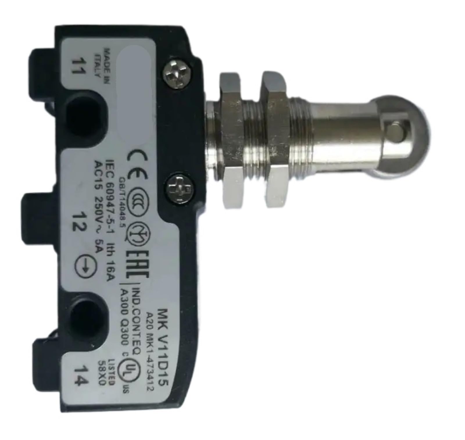 Micro-Switch MKV11D15 anti-oxydation pour circuits de sécurité