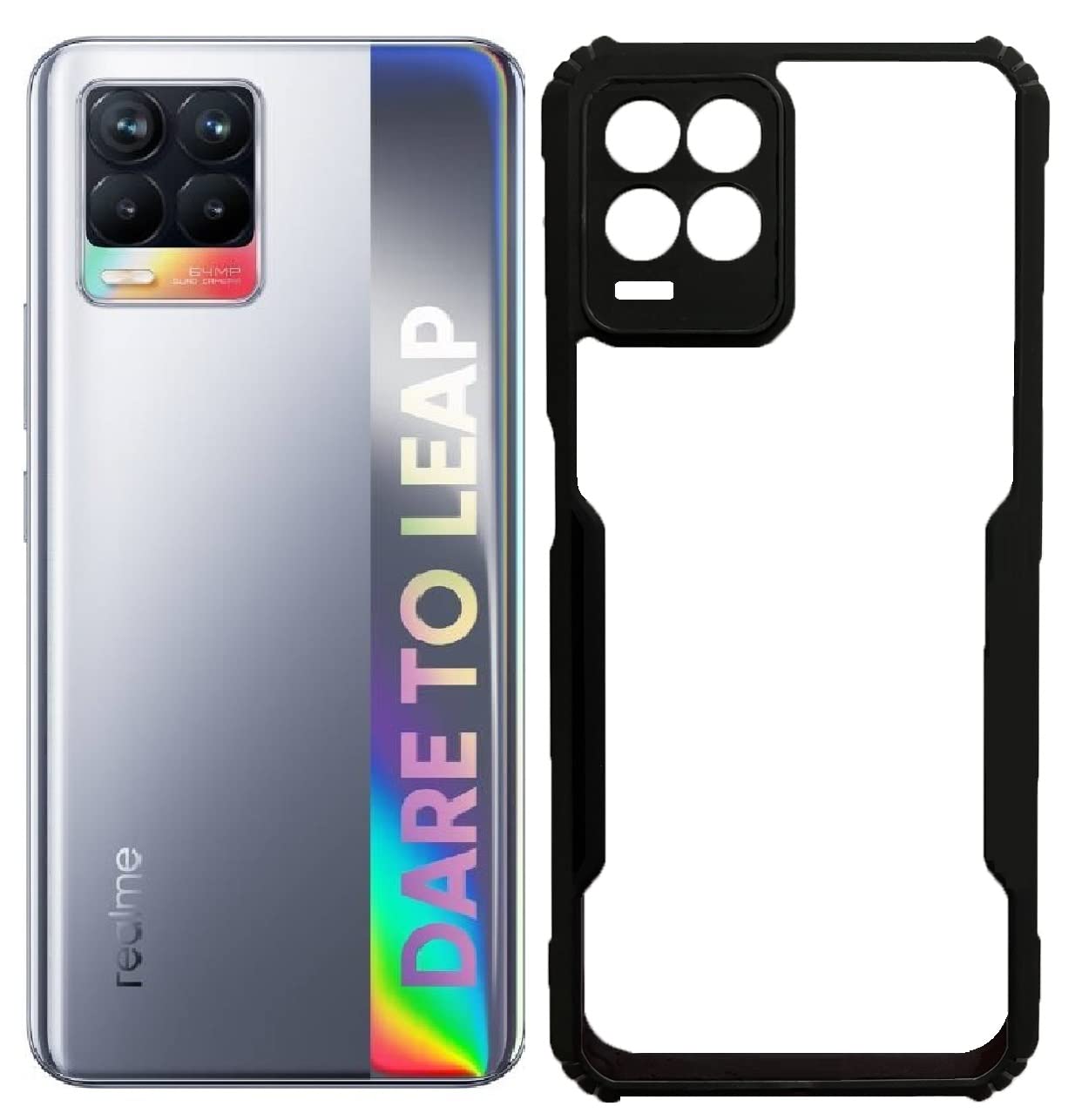 Carrywrap Plastic Transparent Hard Back Cover Case For Realme 8/ Realme 8 Pro (B0B3JSRDDG) Amazon Price History, Amazon Price Tracker