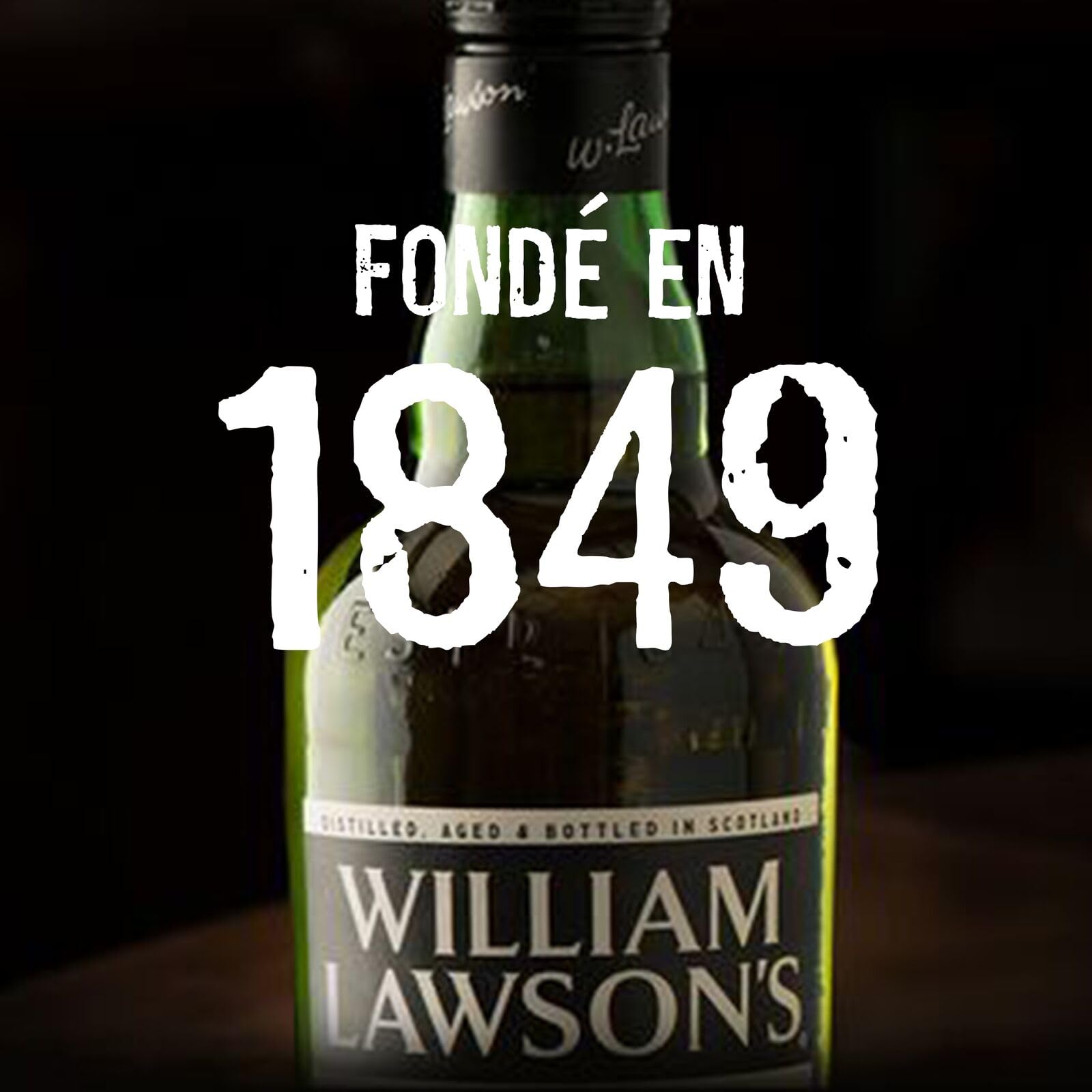 William Lawson's Whisky Blended Scotch, 40% Vol, 100cL / 1L, Spirit avec du Malt Fruité