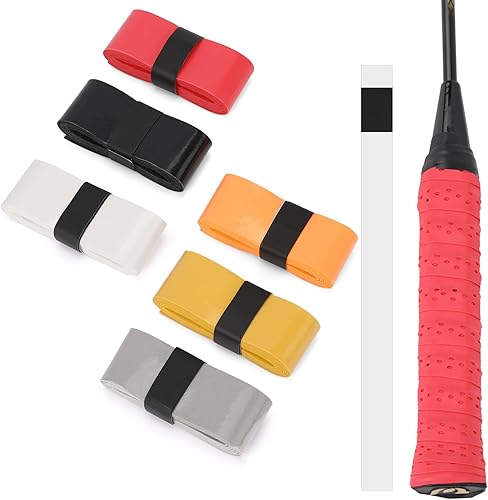 Sliverdew Cinta de agarre de tenis para raquetas, mango de tenis antideslizante cinta de agarre para raquetas de tenis, cinta de agarre para