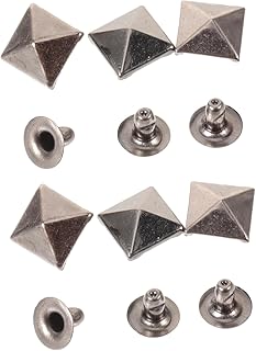 COHEALI 100 Pçs Rebites Pontiagudos Acessórios Para Unhas Brincos De Roupas Punk Roupas De Latão Kit De Pregos Punk Pregos Kit Pregos Punk Picos Conjunto Cônico Decorar Sapatos Punk