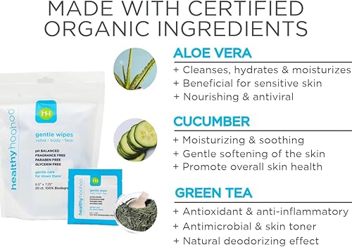 Miniatura 6 de Toallitas femeninas All Natural, envueltas individualmente (20 unidades)