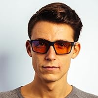 Vista 7 de Horus X • Blue Light Glasses Men Women Blue Light Blocking Glasses for Screen Anti-Fatigue Eye Migraine Gaming Glasses V3