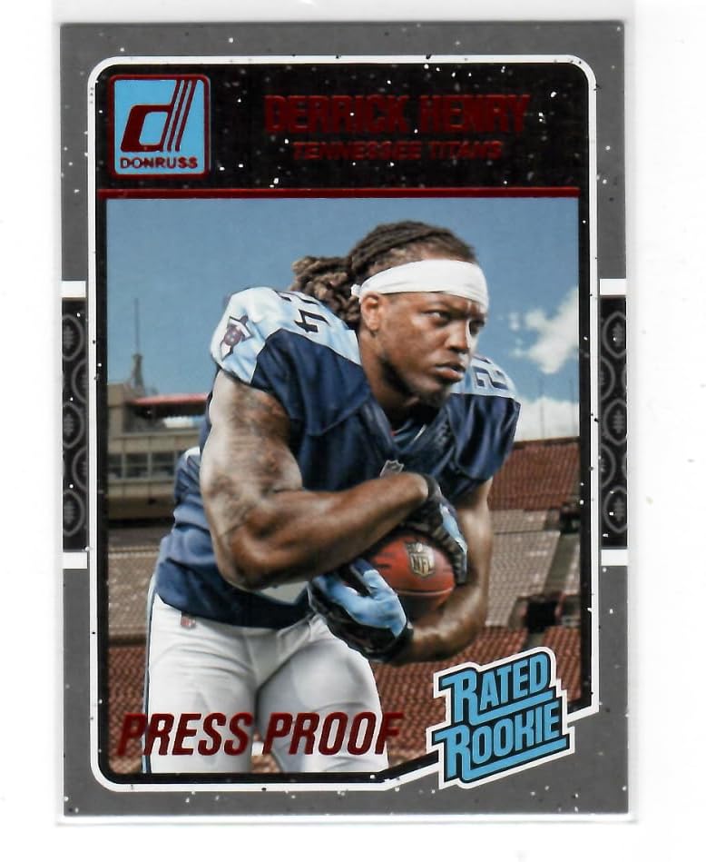 2016 Donruss Rated Rookies Press Proofs Red #365 Derrick Henry Tennessee Titans NM-MT NFL Football