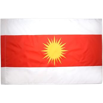 AZ FLAG Yazidism Yazidism Flag 150 x 90 cm Polyester 100D Hemstitch