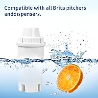 Vista 5 de YanBan Replacement for Brita Water Filter, Water Pitcher Filters,Compatible with Brita Pitcher Filter Standards Grand,Wave Classic 35557, OB03