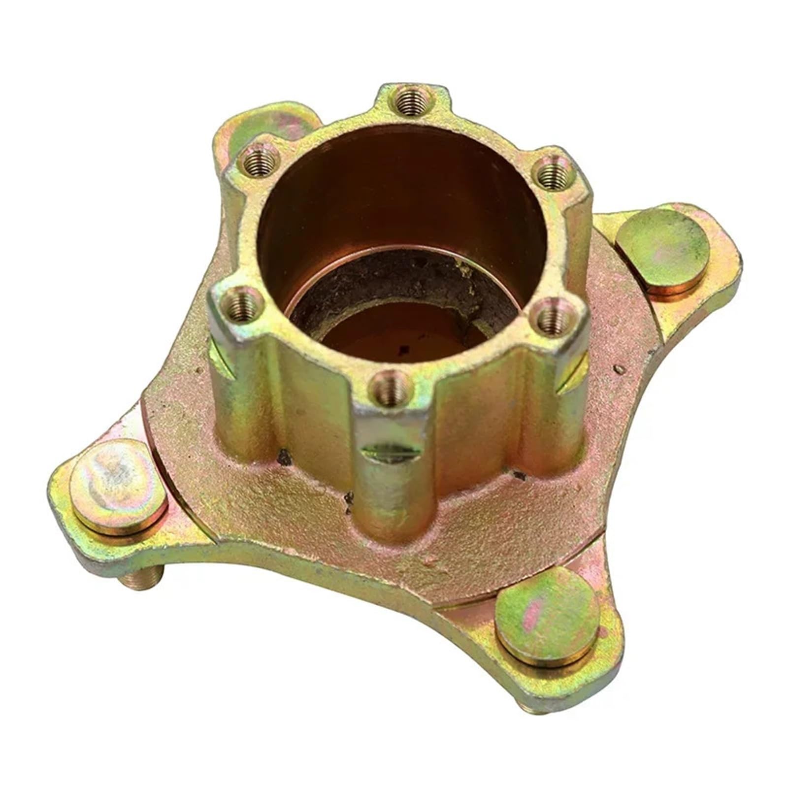 ZHAUPMCB Wheel Hub Fit For 150cc 200cc GoKart Buggy Karting ATV Quad Bike 110mm 4 Hole High Flanged M10 Stud Disc Brake Front Hub
