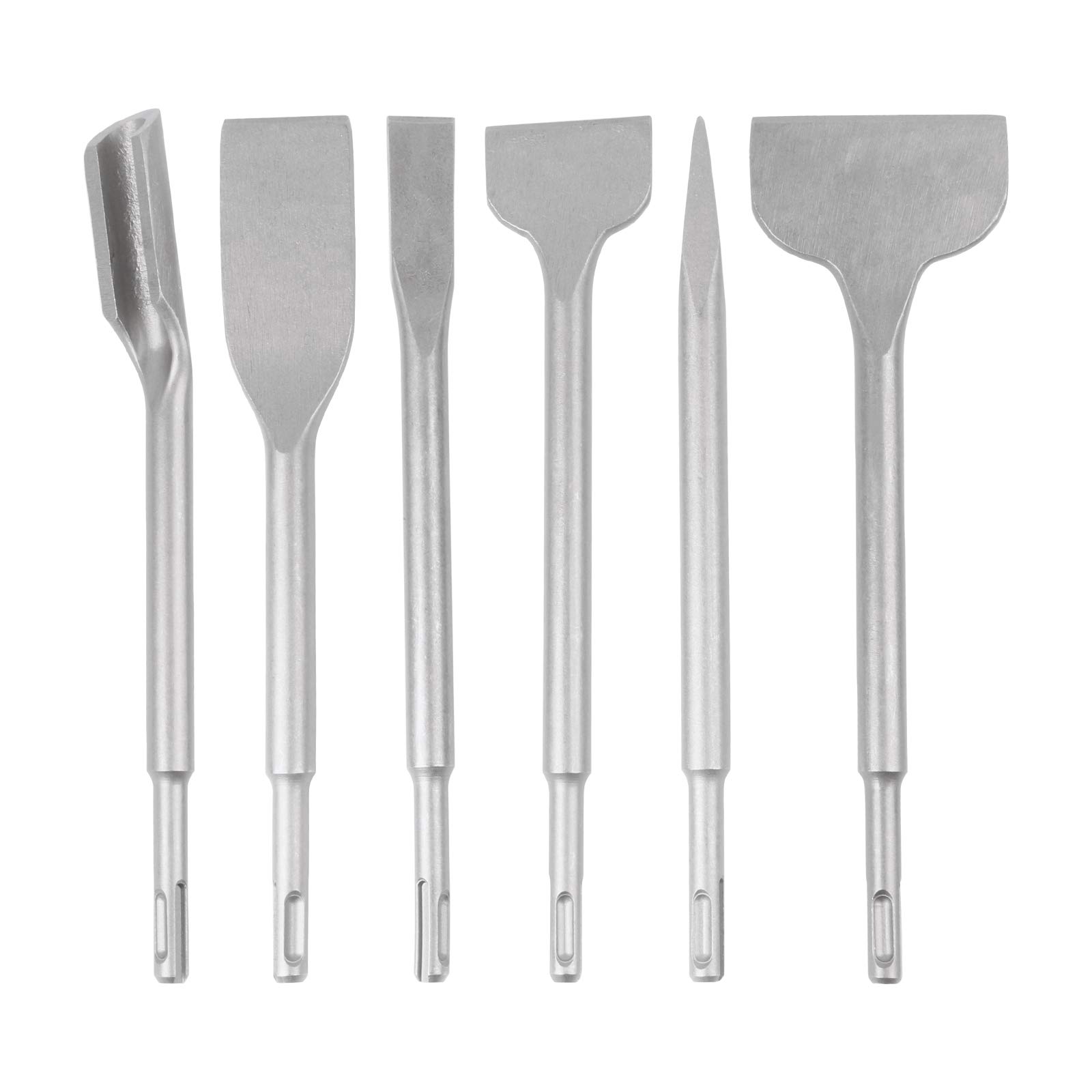 Pneumatisches Meißel-Set, 9-teilig – Für Beton, Fliesen, Mauerwerk (1 Cm Rundschaft)