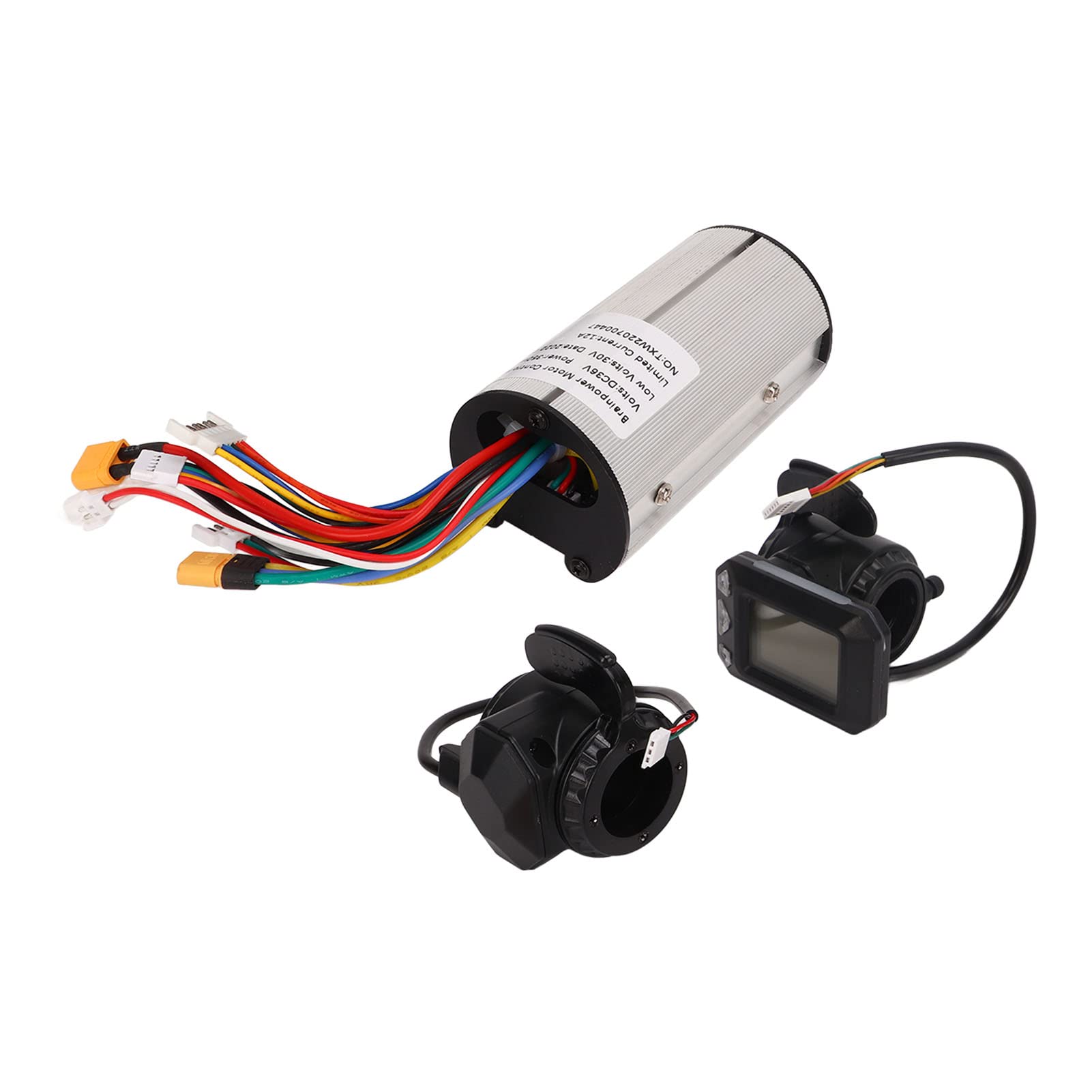 Scooter-Controller-Motor, Bürstenloser Controller, 5-6 Zoll, 350 W, 12 A, Echtzeit-Anzeigefeld, Scooter-Controller-Kit 36 ​​V Für Gleichstrommotoren, Roller