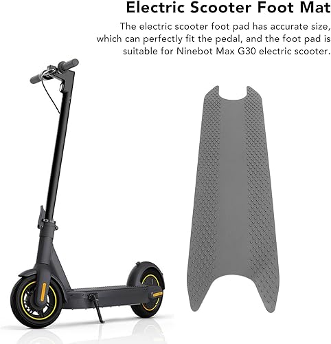 Miniatura 4 de plplaaoo Pedal de patinete eléctrico, alfombrilla de goma para pedal de patineta, alfombrilla de pedal de patineta, accesorio para patineta