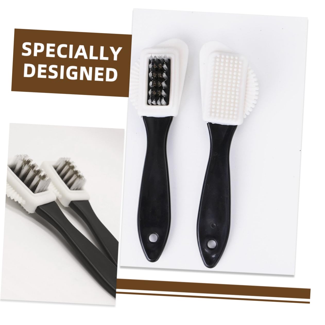FRCOLOR 5 Series Kit De Betún para Zapatos Ante Limpiador De Cepillos para Zapatos Fregar Cepillo De Gamuza para Zapatos Bota Zapato Limpio Madera 2 Piezas X 5