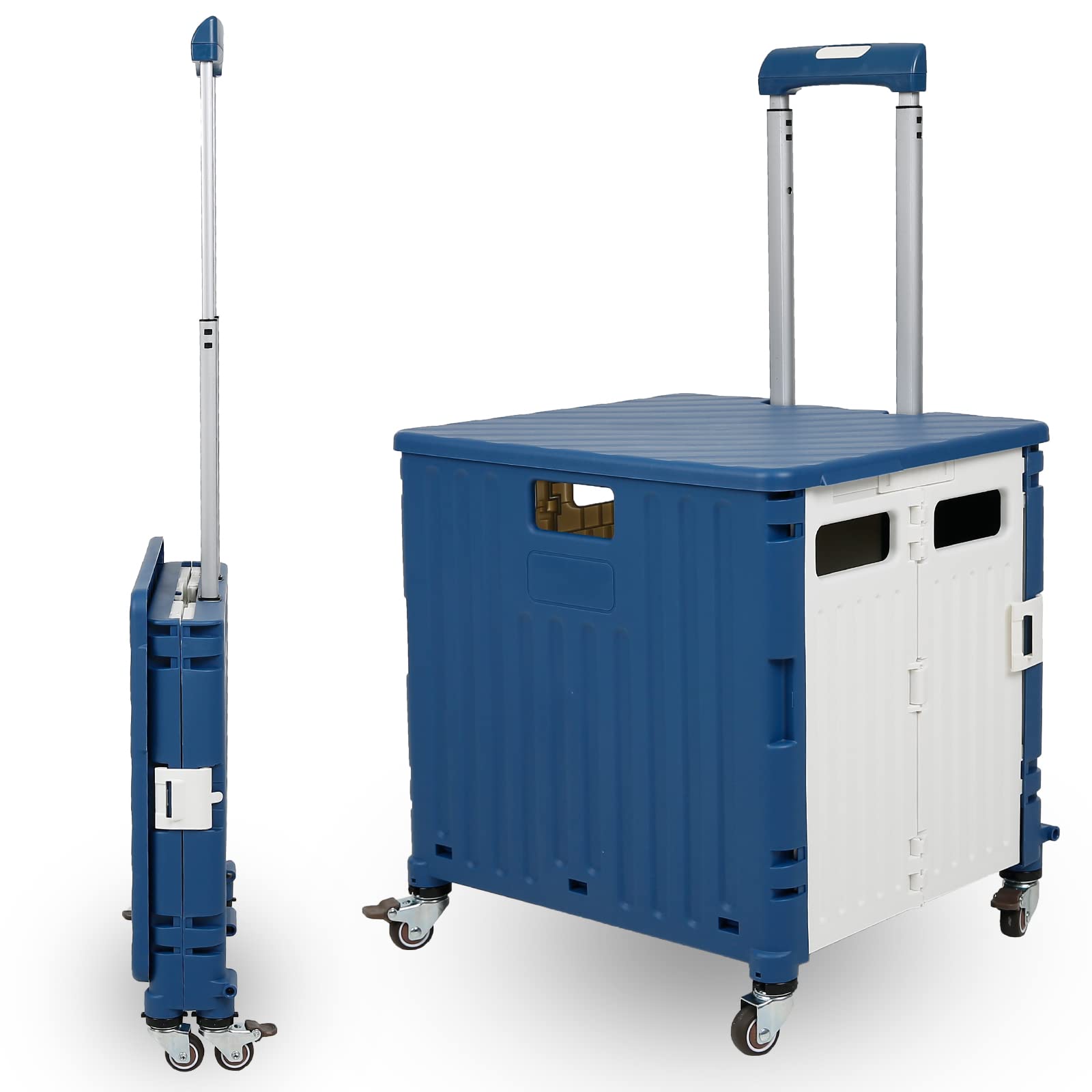 Amazon.co.jp: 折りたたみキャリーカート ショッピングカート コンテナ