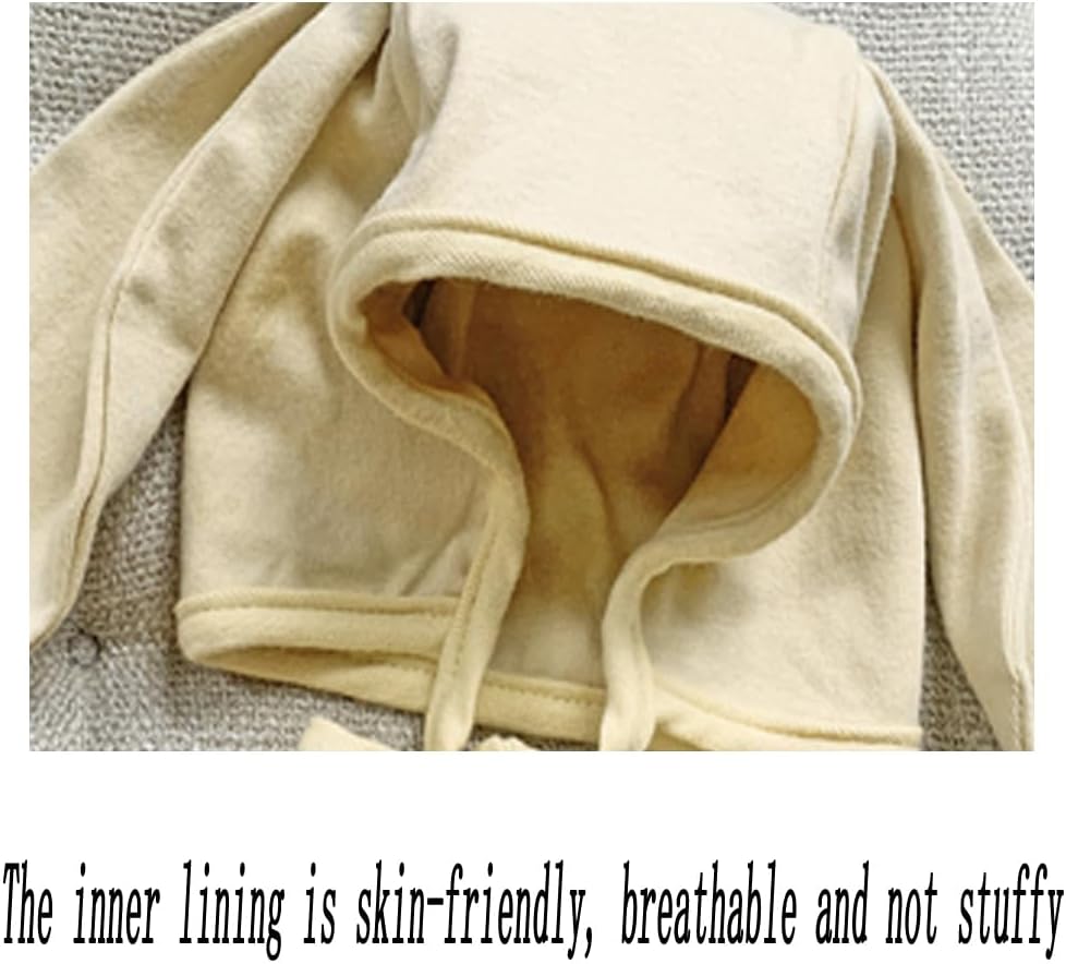 Winter Warm Knit Caps Rabbit Ears Bonnet Hat Beanie Cap for Toddlers Baby Girls and Boys - Image 6