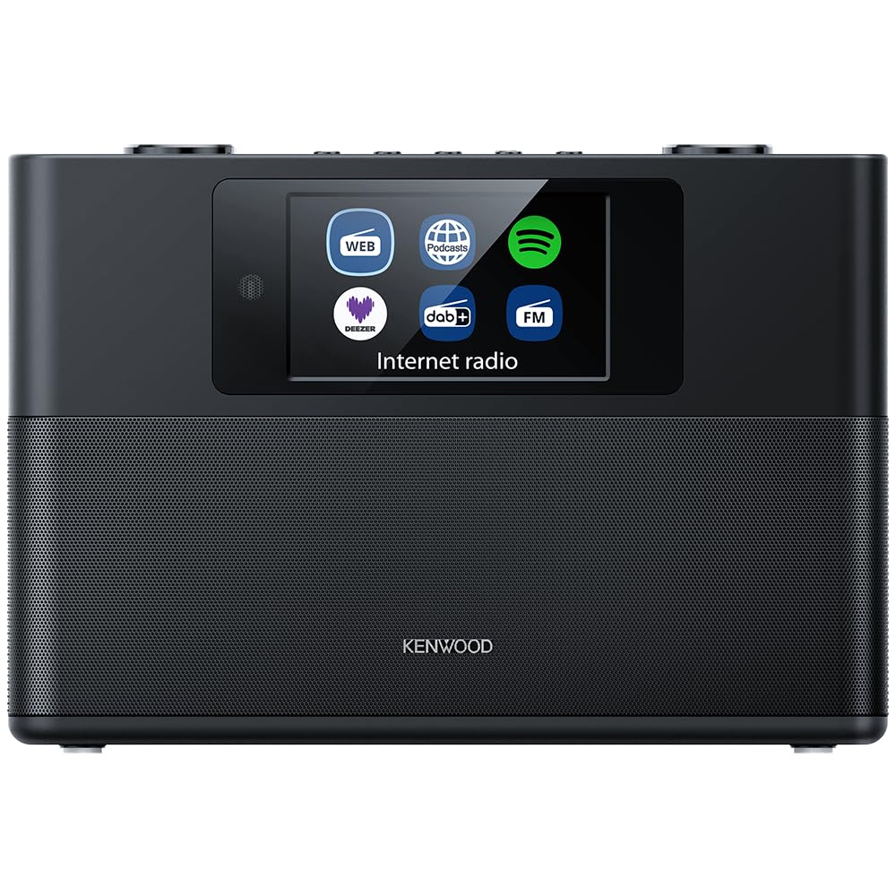 KENWOOD CR-ST200S-B Radio intelligente avec radio Internet, WiFi, DAB +, Bluetooth, écran couleur IPS 4,3"