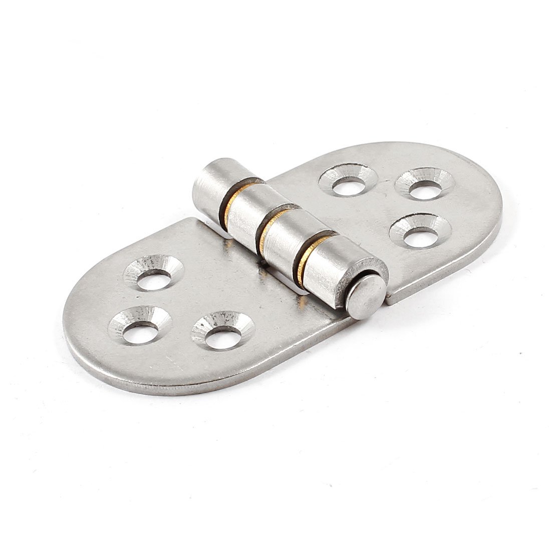 Aexit Silver Tone Clothes Hangers Stainless Steel Foldable Rotary Closet Cabinet Children's Clothes Hangers Door Hinges