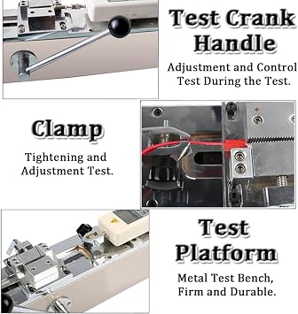 Digital Pull for Tester,Digital Terminal Pull Off for Tester Pull Tester Portable Wire Harness Terminal Tensile for Testing Meter 500N