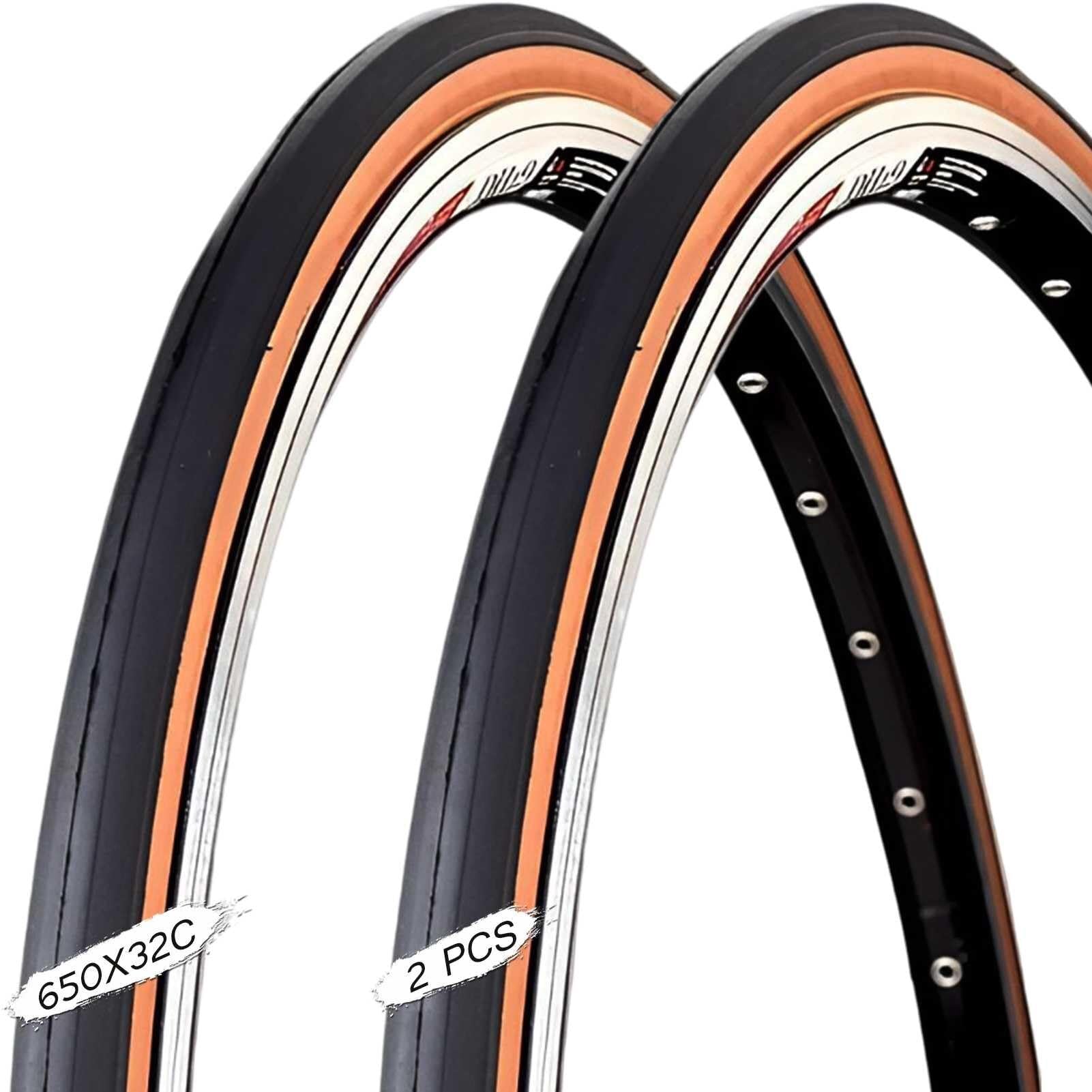 2pcs 700x32c Opon Odpornych na Przebicia z Wzmocnioną Ścianką Boczną i Pasem, 700 32c Opon Niski Opór Toczny dla Rowerów Szosowych i Miejskich