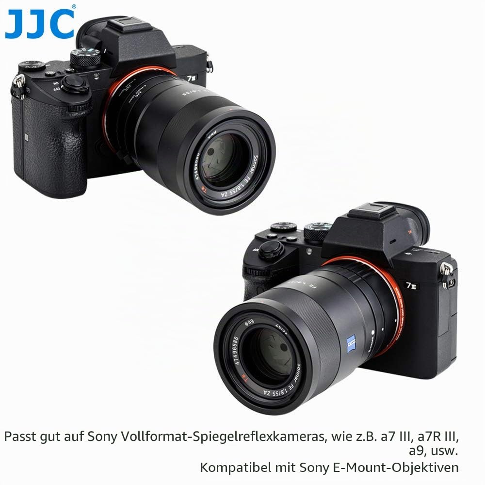 JJC Autofokus-Zwischenringe (AF) mit TTL-Belichtung für Makrofotographie 10mm und 16mm (Passen für Sony E-Mount Kameras)
